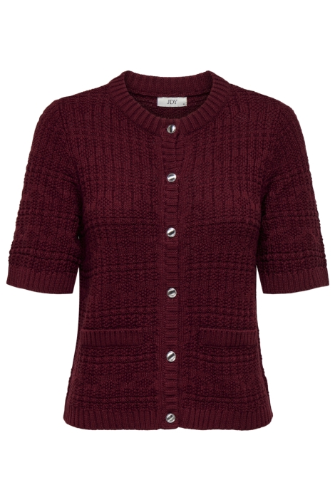 Jacqueline de Yong jdytikka s/s o-neck cardigan knt